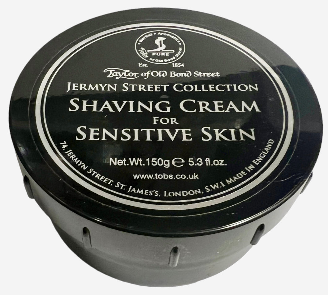 Taylor of Old Bond Street , Jermyn Street Collection, 150g shaving cream for sensitive skin.