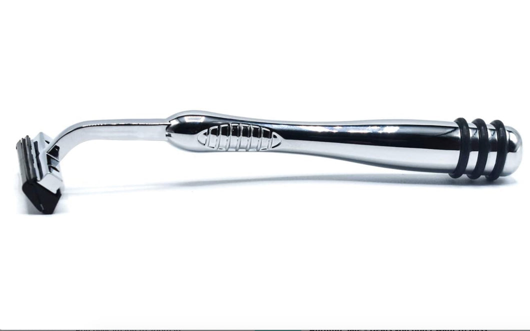 Taconic Shave Chrome Trac II Compatible Razor + 1 Cartridges