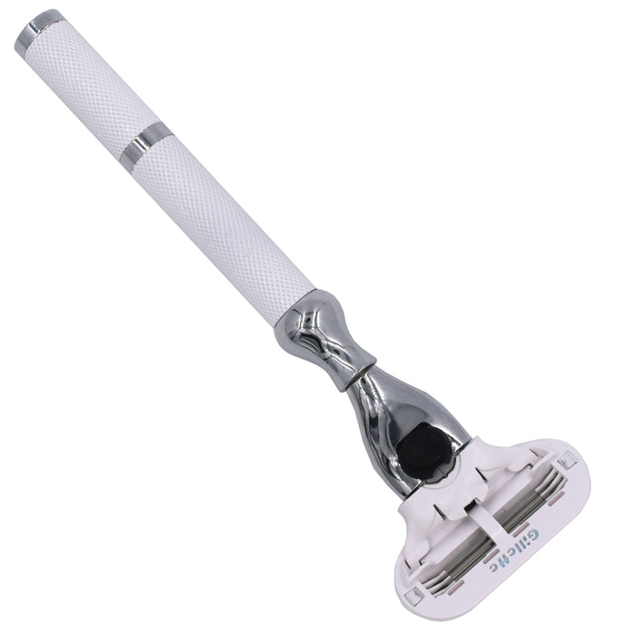 Parker Deluxe Venus Compatible White Metal Razor